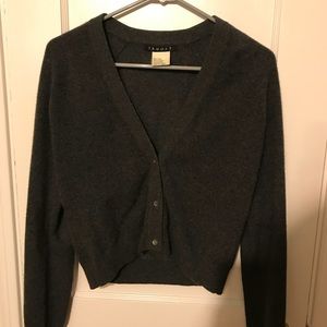 VINTAGE Theory Grey Cashmere Cardigan